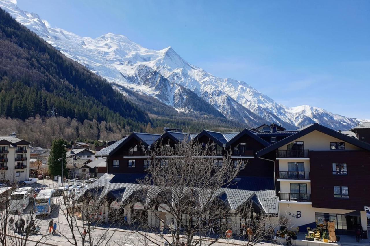 Hypercenter 27 M With Balcony Mont Blanc View Apartman Chamonix Kültér fotó